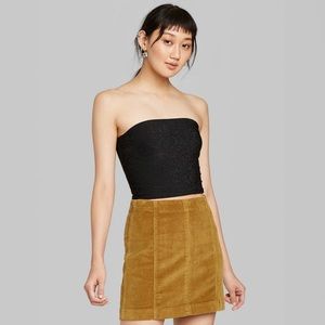 Wild Fable Sparkly Cropped Tube Top
